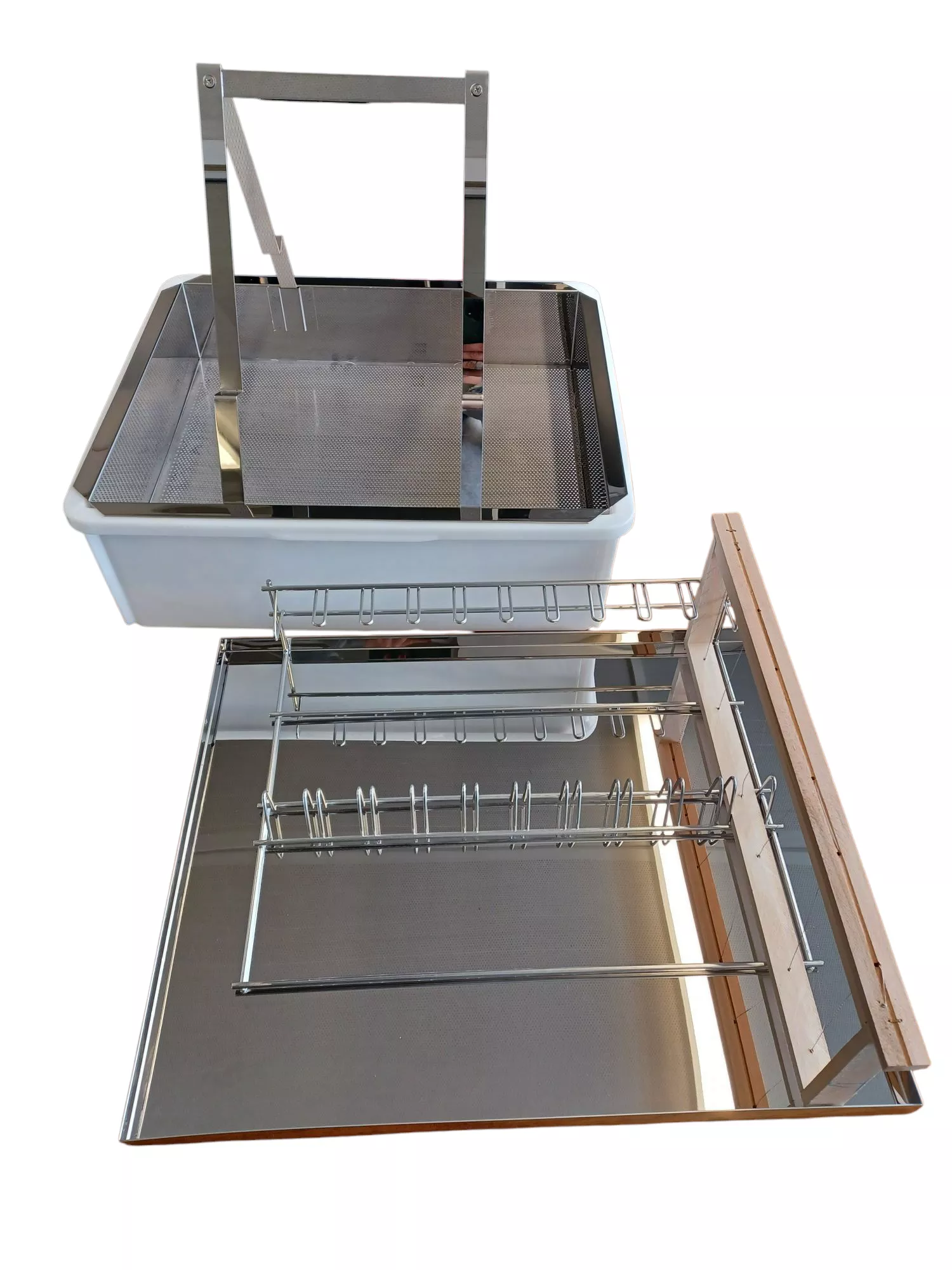 Bac à désoperculer double